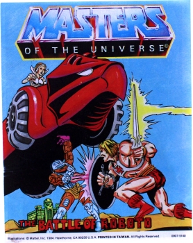 Masters of the Universe Mini-Comic (Figurenbeilage) "The Battle of Roboto" von Mattel (einsprachig)